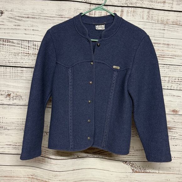 Strick Meister Boiled Wool Jacket Vintage size 44 - Picture 1 of 7